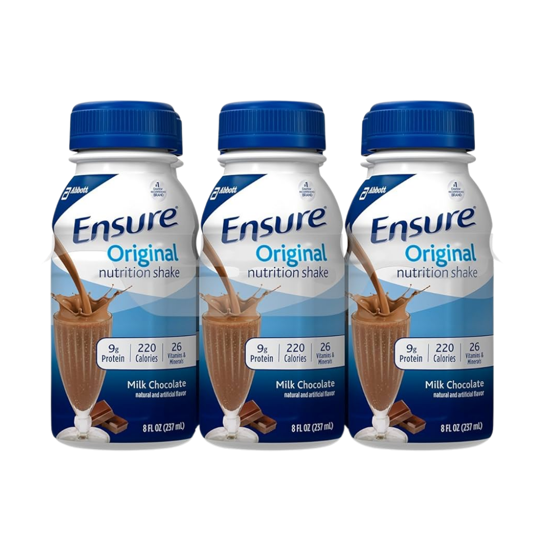 Ensure Original Chocolate Nutrition Shake suplemento nutricional chocolate 24 pack