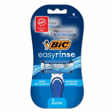 Rastrillo BIC EasyRinse para hombres paquete 2 unidades