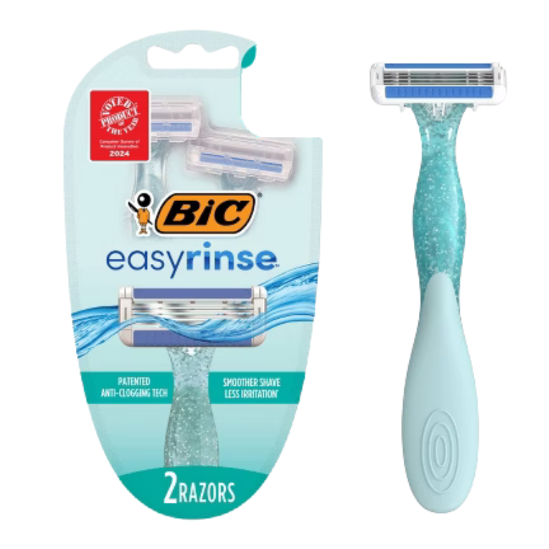 BIC EasyRinse Women's Razors afeitadoras mujer anti-obstruccion 2 unidades
