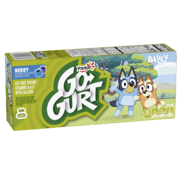 Go-GURT Blueberry Yogurt Tubes 8 pack yogur en tubo blueberry