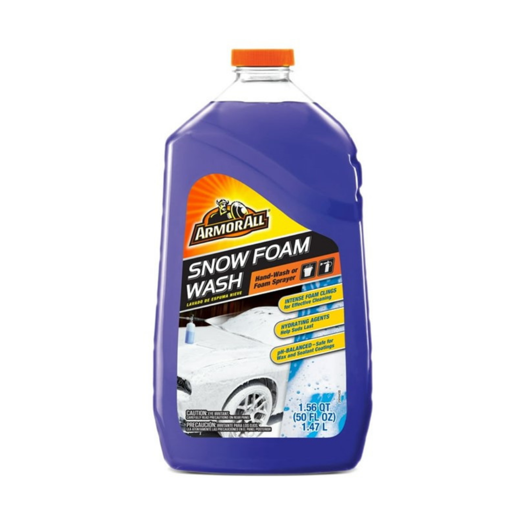 Armor All Snow Foam jabón para lavado de autos con espuma densa 50oz