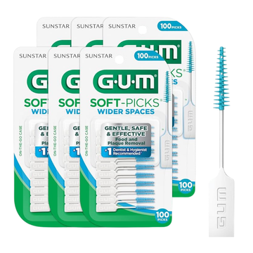 GUM Soft-Picks Wider limpiadores interdentales 100 unidades