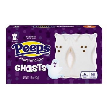 Peeps Ghosts marshmallow treats malvaviscos Halloween