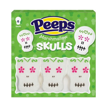 Peeps Skulls marshmallow treats 6ct calaveras fiesta