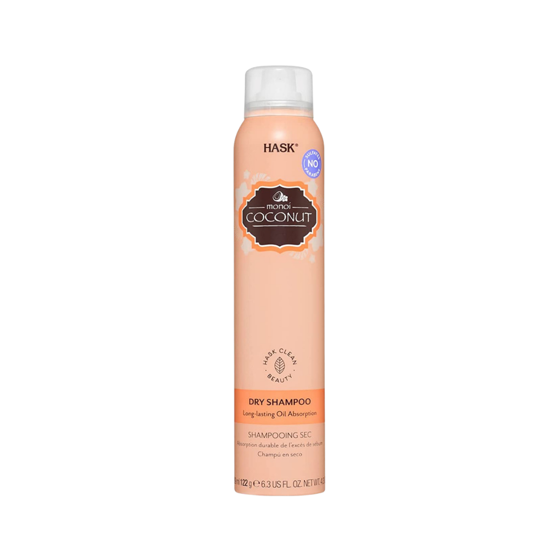 Champú en seco Hask Monoi Coconut fragancia tropical 4.3oz