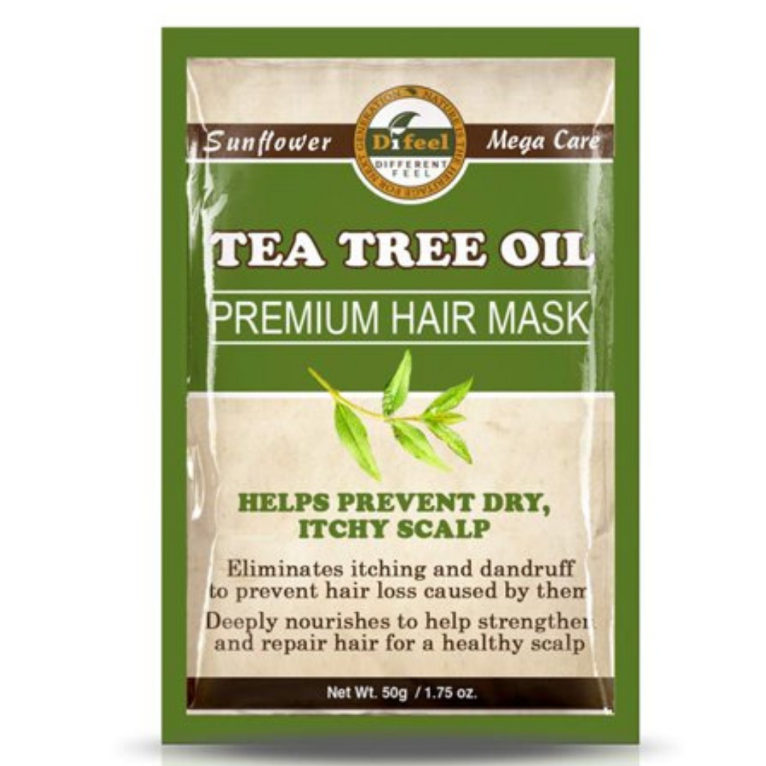 Mascarilla capilar Difeel Tea Tree Oil purificante 1.75oz