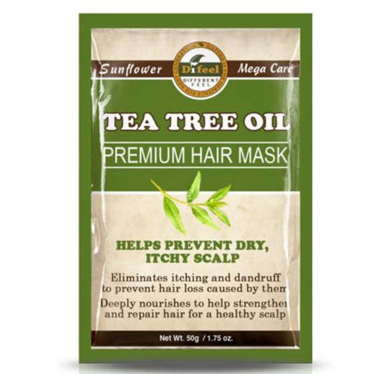 Mascarilla capilar Difeel Tea Tree Oil purificante 1.75oz
