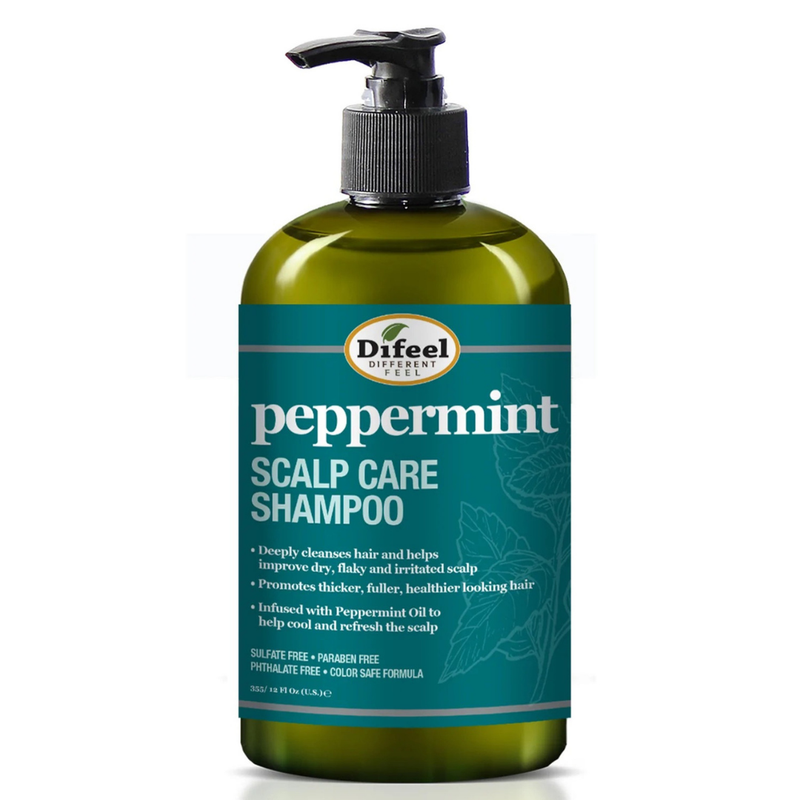 Difeel Peppermint Scalp Care Shampoo (12oz)