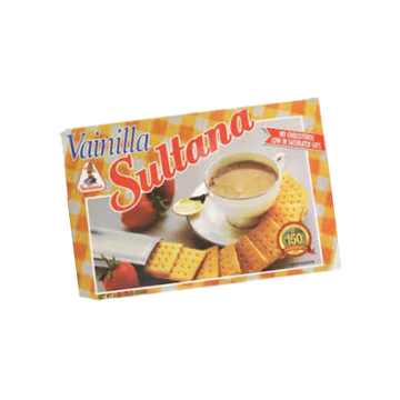 Sultana Vanilla Cookies 7oz galletas de vainilla clásicas