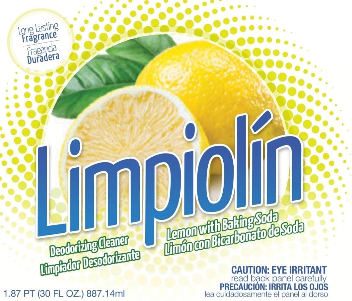 Limpiador Desodorante Multiuso, Limpiolín Limón, 30 oz