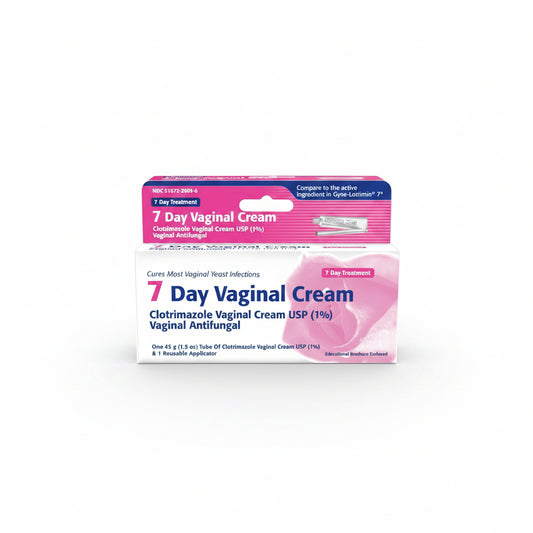 Taro Clotrimazole 7 Day Vaginal Cream Antifungal Treatmetn (1.5 oz)