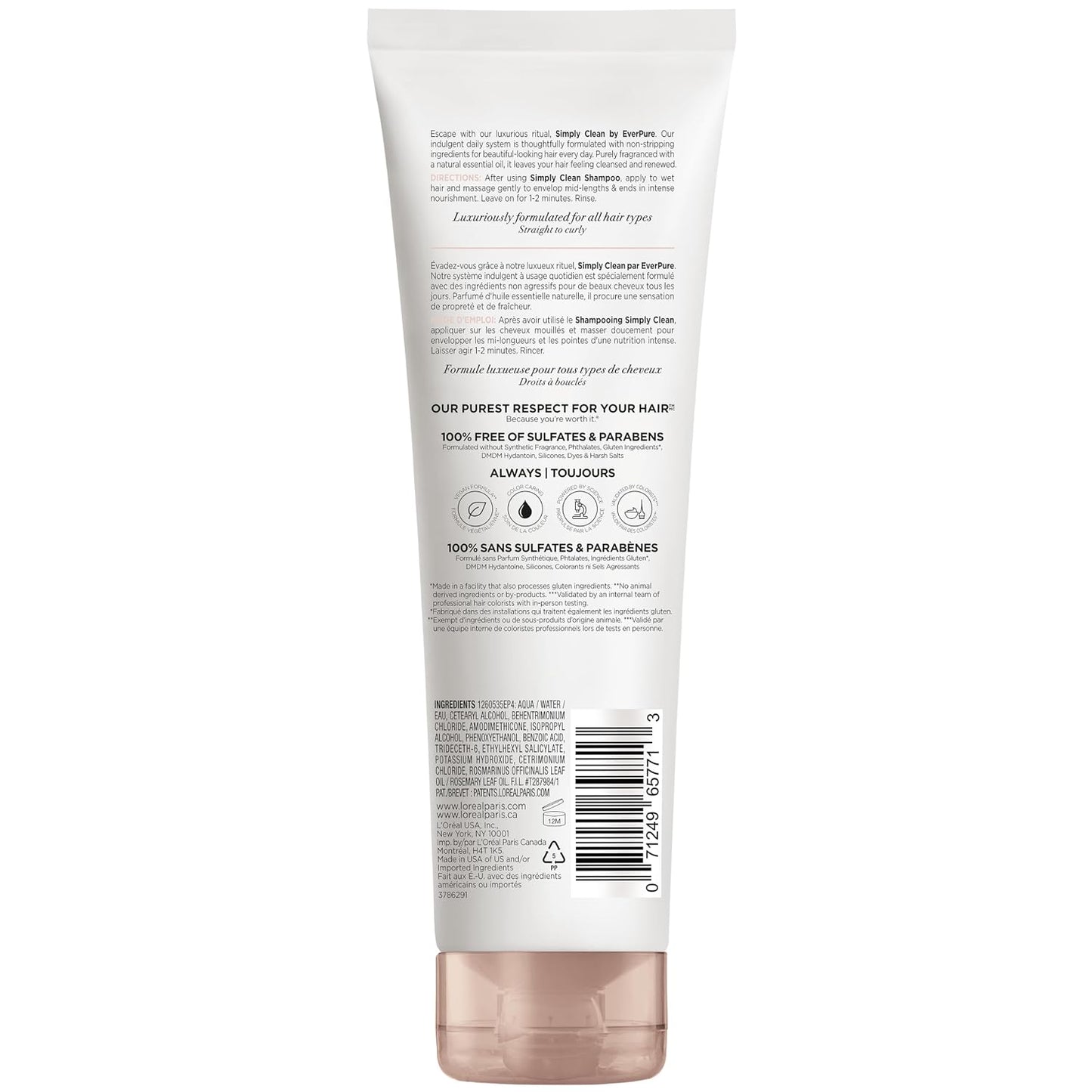 L'Oréal EverPure Simply Clean Conditioner (8.5 oz)