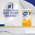 Jabón en barra antibacteriano Dial, Advanced Clean Gold, 4 oz, 8 barras