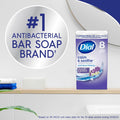 Dial Jabón en barra antibacterial, Calm Soothe, 4 oz, 8 unidades
