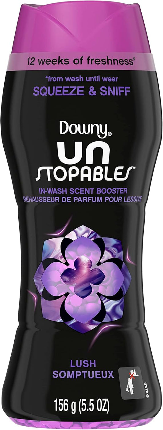Downy Unstopables Lush - Perlas potenciadoras de aroma para lavadora, 5 oz