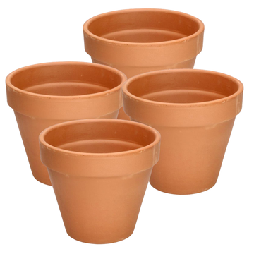 Terracotta Clay Flower Pot maceta de barro 4 pulgadas