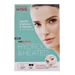KISS Eye Patrol Hydrogel and Heated Eye Masks máscaras para ojos