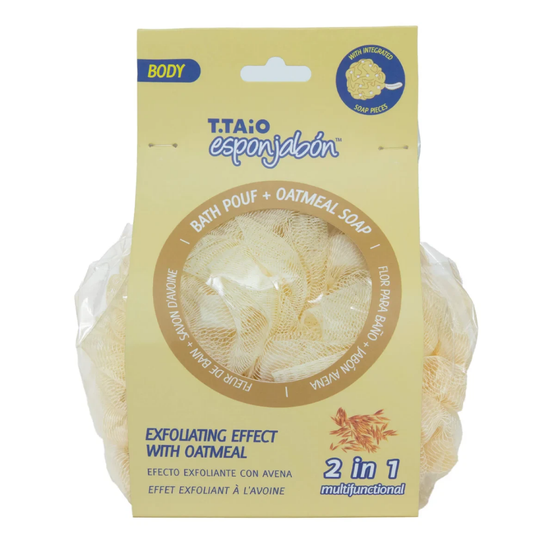 T.Taio Esponjabon esponja con jabón de avena 2in1