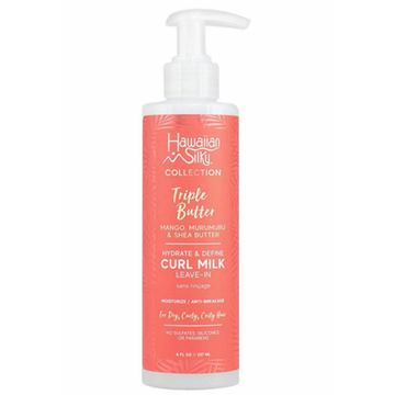 Hawaiian Silky Triple Butter Leave-In Conditioner 8oz crema hidratante cabello