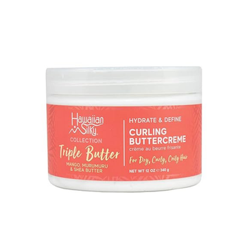 Hawaiian Silky Triple Butter Curl Cream 16oz crema rizos hidratación