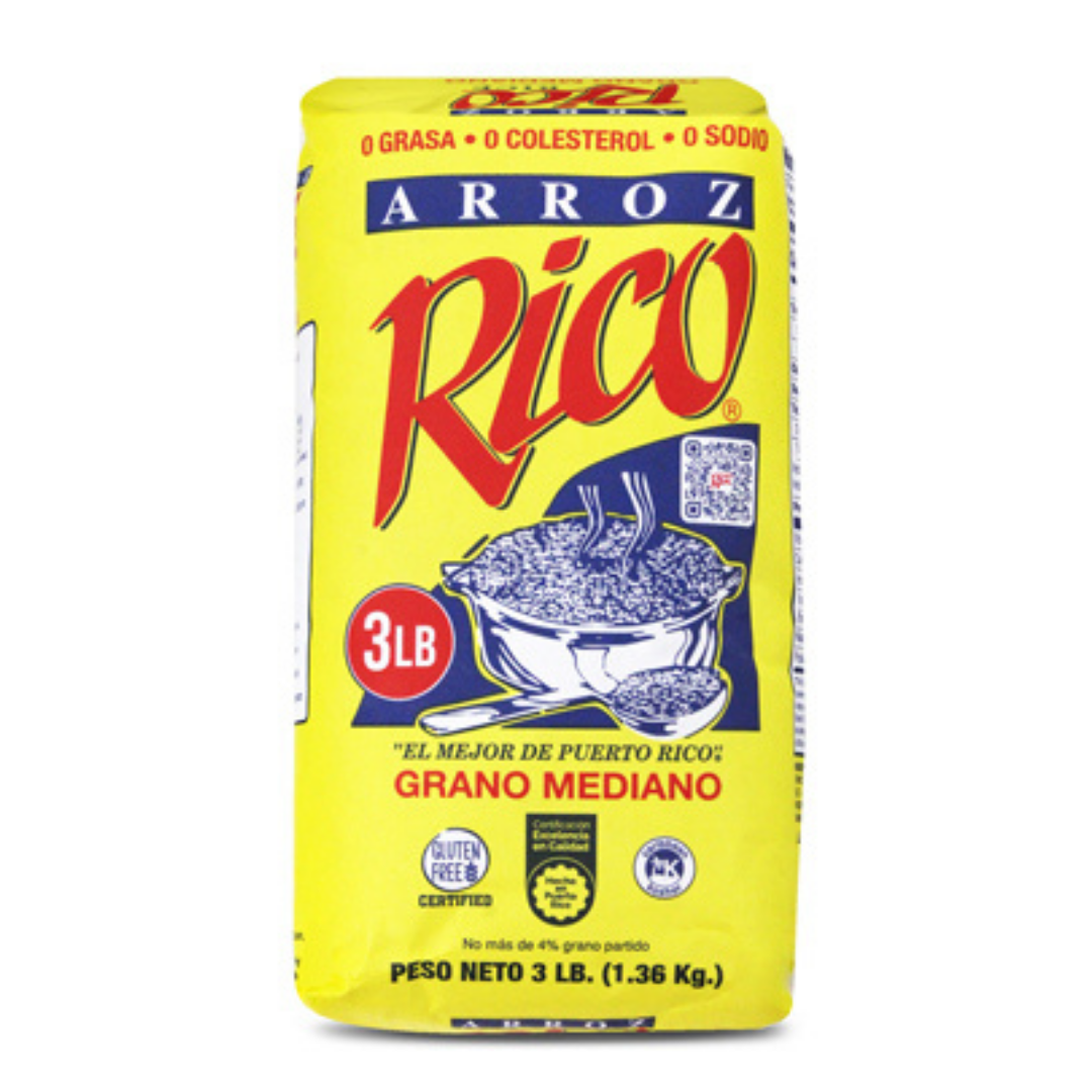 Qye Rico Rice Arroz Rico Long Grain Rice 3lb | Farmacia Savia – Farmacias Savia