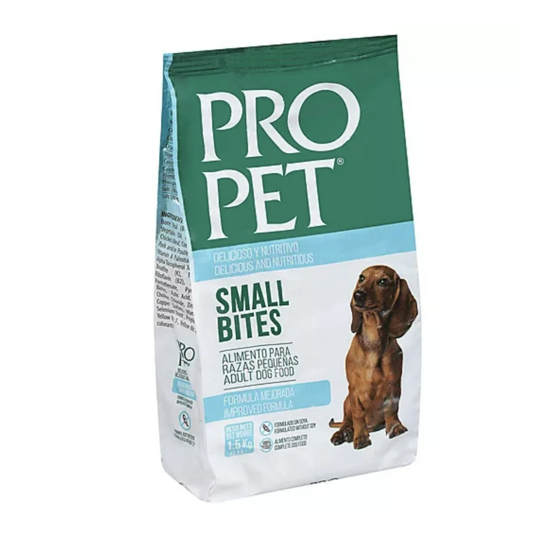Pro Pet Small Bite alimento perro pequeño 8.8lb