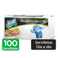 SERVILLETAS DE PAPEL SCOTT BLANCA CUADRADA 100 HOJAS