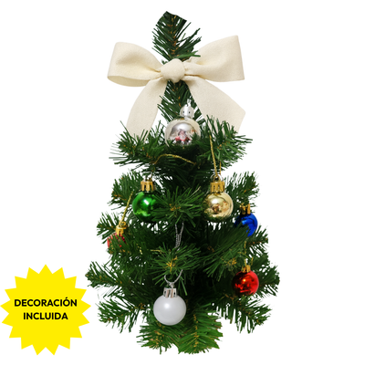 1 ft Pre-Decorated Artificial Christmas Tree