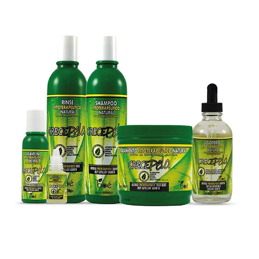 Boe Crece Pelo Kit 5 piezas tratamiento crecimiento cabello natural