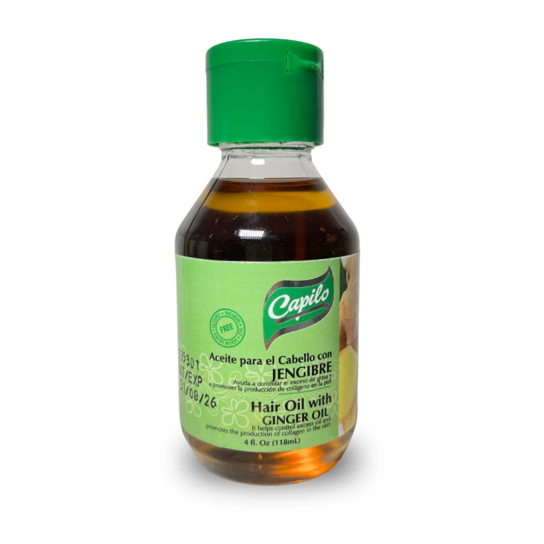 Capilo aceite de jengibre 4oz