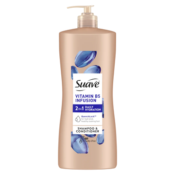 Suave Professionals Vitamin B5 Infusion Shampoo cabello fuerte y brillante 28oz