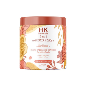 HK Naturales 3-in-1 Aloe shampoo acondicionador gel 13oz