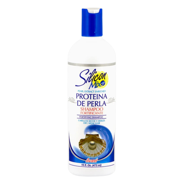 Silicon Mix Proteina de Perla Shampoo 16 oz fortalece y da brillo
