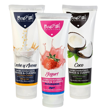 Crema hidratante BoePiel Sensations 8 oz variedad