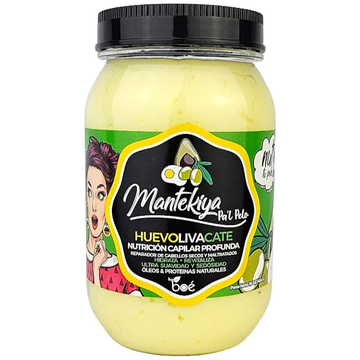 Mantekiya Pal Pelo mascarilla cabello huevo aguacate