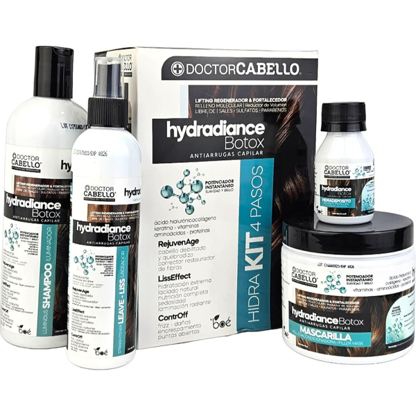 Doctor Cabello Hydradiance Botox Hair Treatment Kit  (4 Steps)
