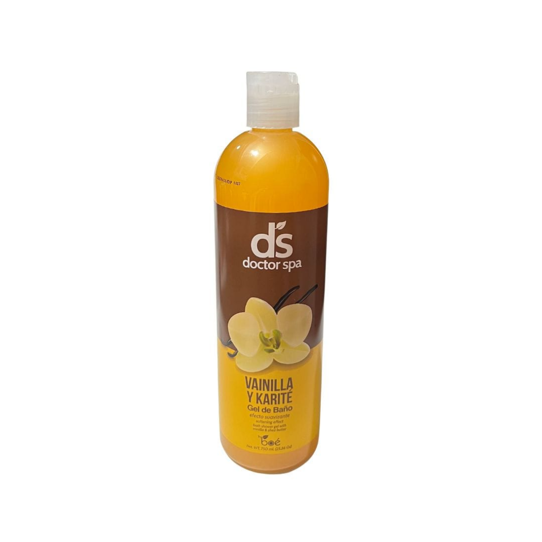 Doctor Spa gel de baño vainilla y karité 25.36 oz