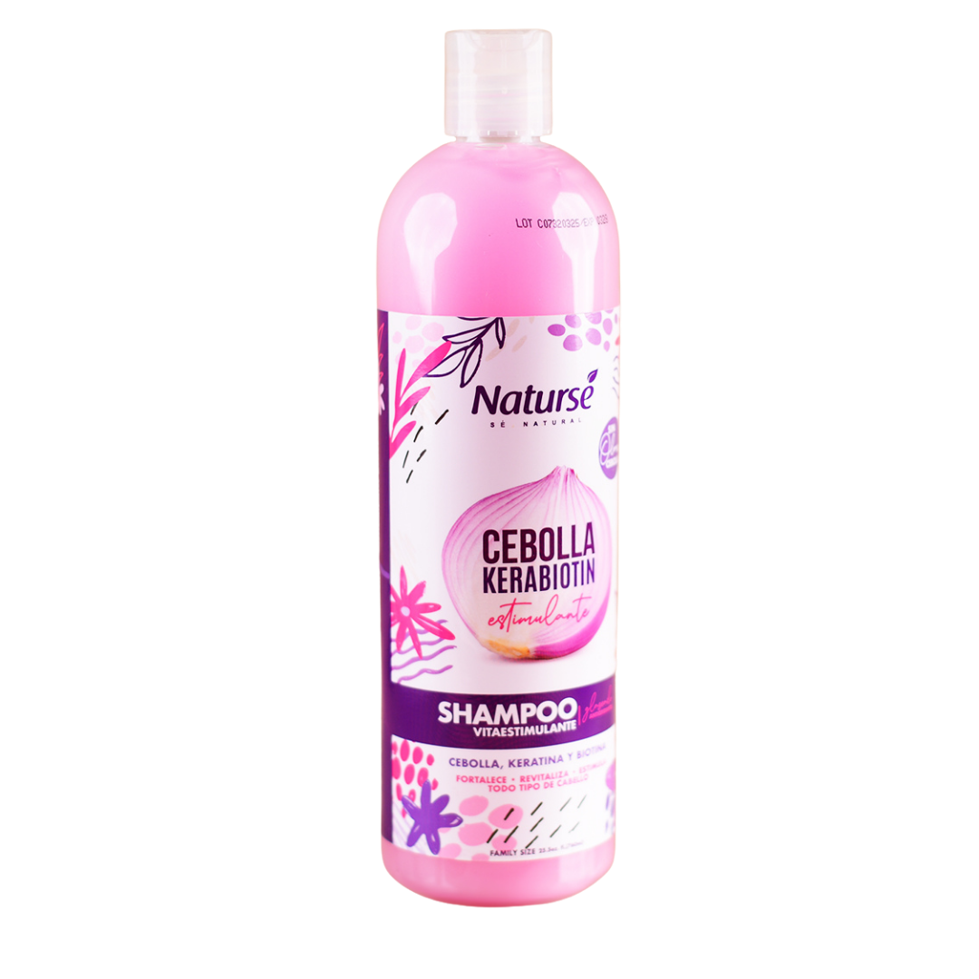 Naturse Cebolla Kera Botin Shampoo crecimiento y fortaleza 10.1oz