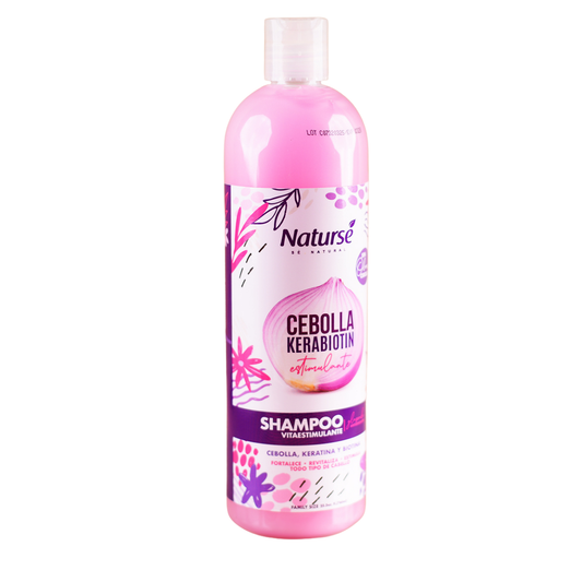 Naturse Cebolla Kera Botin Shampoo crecimiento y fortaleza 10.1oz