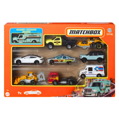 Matchbox 9-Car Gift Pack (3Y+)