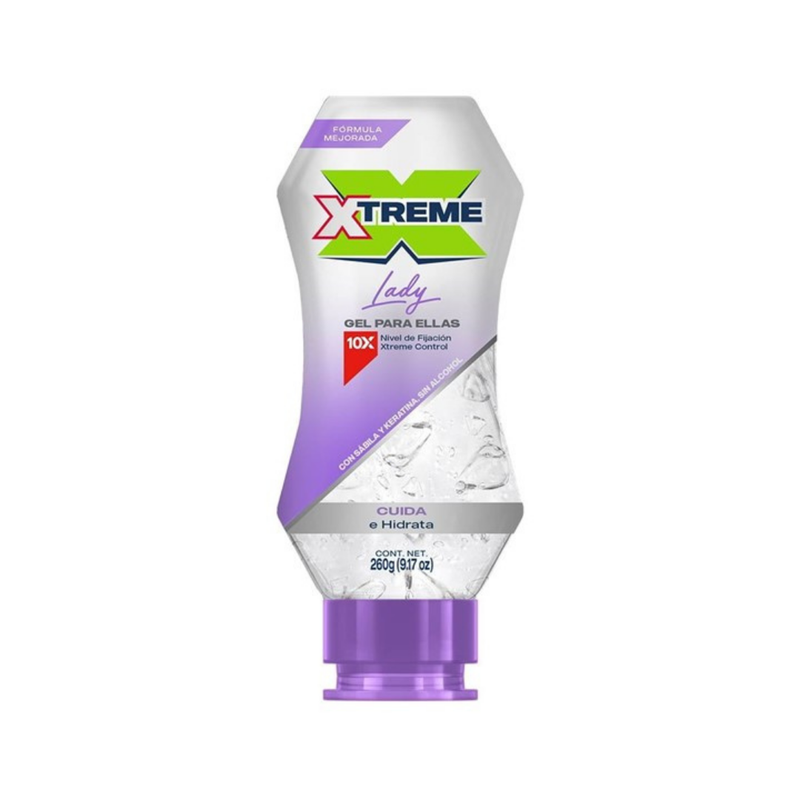 Xtreme Lady Hair Gel for Women Level 10 Hold (9.17oz)
