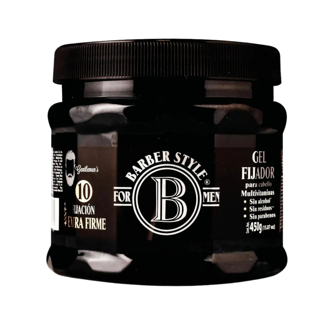Gel fijador Barber Style For Men Fijación Extra Firme 450g