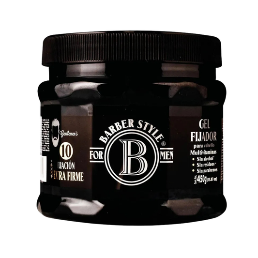 Gel fijador Barber Style For Men Fijación Extra Firme 450g