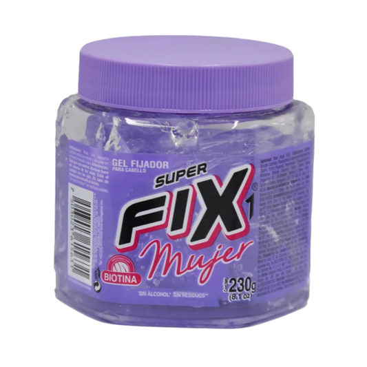 Gel fijador Super Fix para mujer con Biotina de 230g