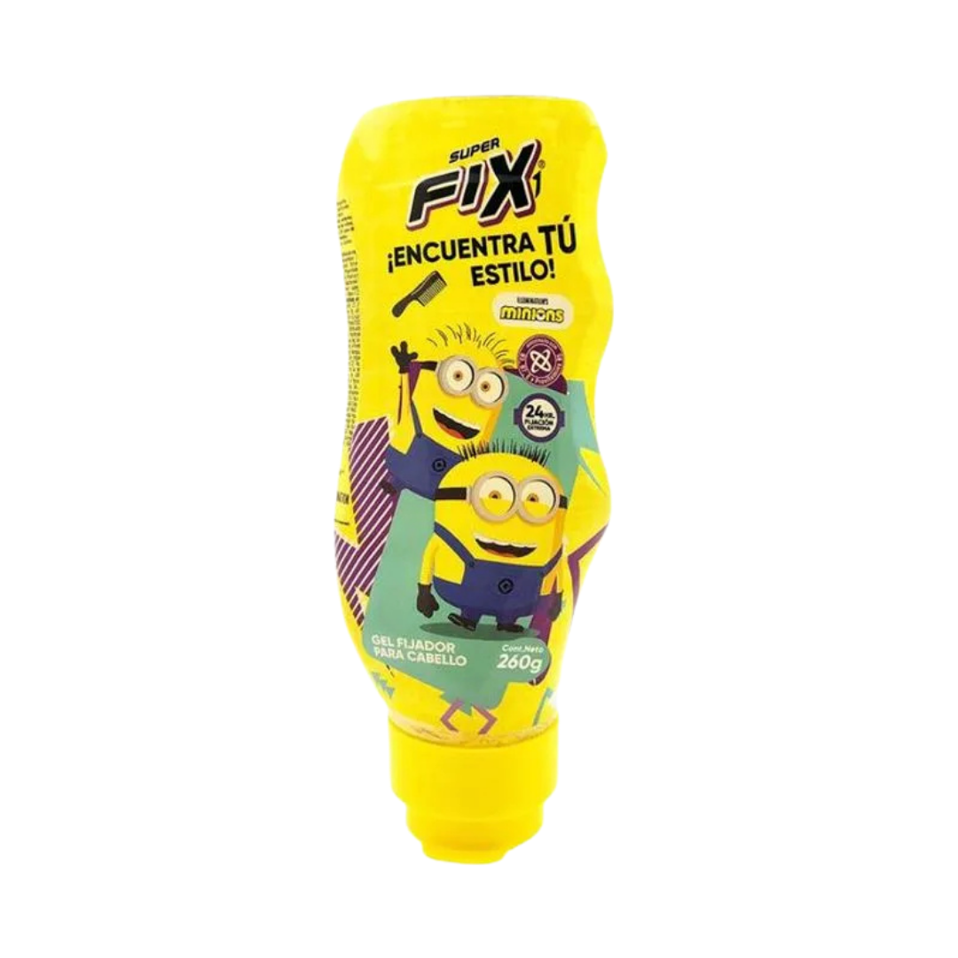 Super Fix Minions Edition gel fijador en tarro de 230g