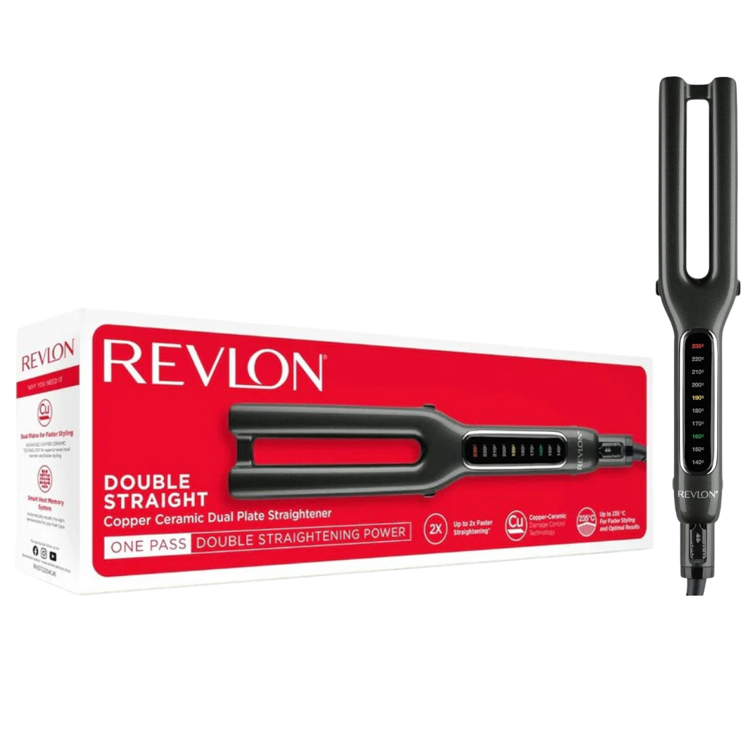 Planchita Revlon Copper Ceramic Dual Plate