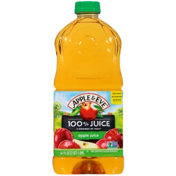 Apple & Eve 100% Apple Juice Clear 64oz jugo de manzana