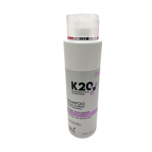 K20 Nanometric Smoothing Shampoo 16oz con argán oliva aguacate