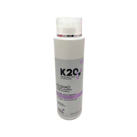 K20 Nanometric Smoothing Conditioner 16oz argán oliva aguacate
