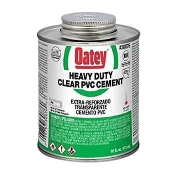 Datey PVC Cement Clear pegamento transparente para PVC 4oz